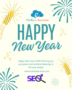 Read more about the article 🎉 #HoBo e Services – #Happy #New #Year 🎉