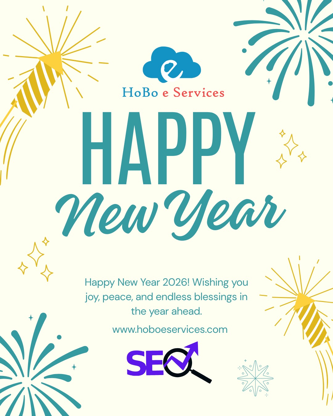 Read more about the article 🎉 #HoBo e Services – #Happy #New #Year 🎉